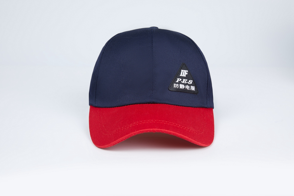 防靜電加油站撞色鴨舌帽 防靜電加油站撞色鴨舌帽