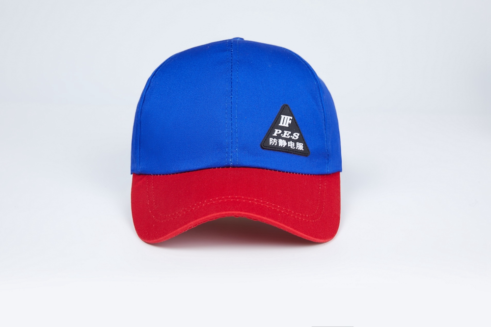 防靜電加油站撞色鴨舌帽 防靜電加油站撞色鴨舌帽